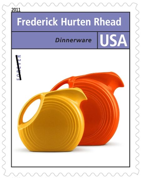 100 Vintage Dinnerware Forever Stamps MidCentury Modern Postage for Mailing